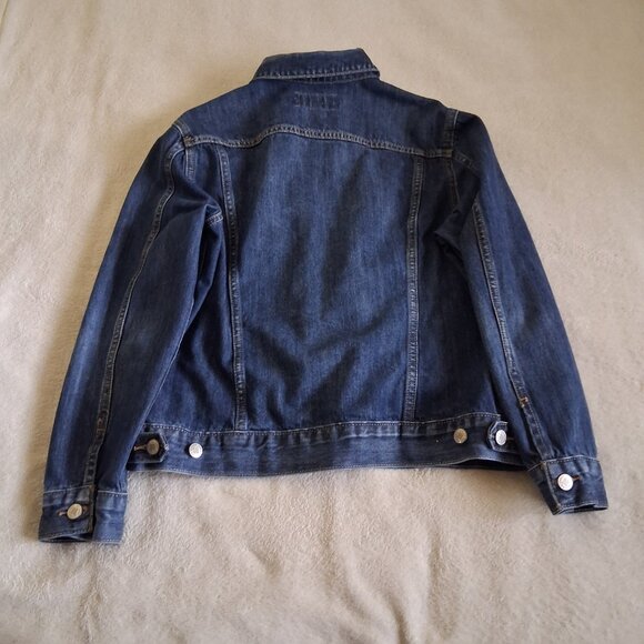 Lucky Brand Women's Size Large Tomboy Trucker Medium Wash Denim Jacket - Picture 12 of 16